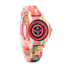 Charger l'image dans la galerie, Montre Arc-en-ciel en bois