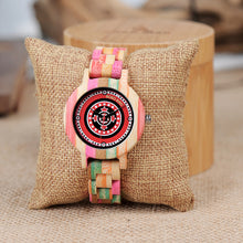 Charger l'image dans la galerie, Montre Arc-en-ciel en bois