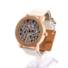 Charger l'image dans la galerie, Montre en bois PEARL pour femmes - PLUSKUNDETAIL