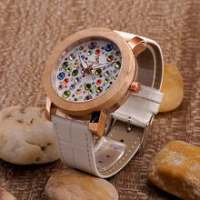 Charger l'image dans la galerie, Montre en bois PEARL pour femmes - PLUSKUNDETAIL