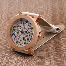Charger l'image dans la galerie, Montre en bois PEARL pour femmes - PLUSKUNDETAIL