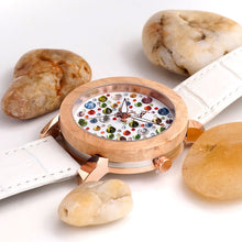 Charger l'image dans la galerie, Montre en bois PEARL pour femmes - PLUSKUNDETAIL