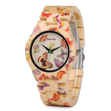 Charger l'image dans la galerie, Montre en bois Butterfly