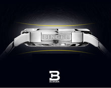 Charger l'image dans la galerie, Montre automatique BINGER pour hommes - PLUSKUNDETAIL