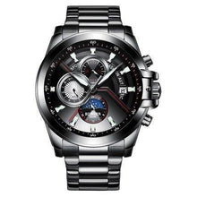 Charger l&#39;image dans la galerie, Montre automatique suisse BINGER pour hommes - PLUSKUNDETAIL