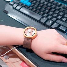 Charger l'image dans la galerie, Montre en bois Tissu