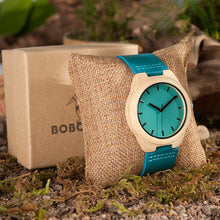 Charger l'image dans la galerie, Montre en bois Chouette