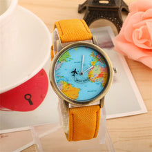 Charger l'image dans la galerie, Montre style Map Monde pour femmes - PLUSKUNDETAIL