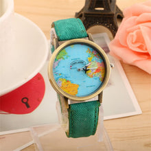 Charger l'image dans la galerie, Montre style Map Monde pour femmes - PLUSKUNDETAIL